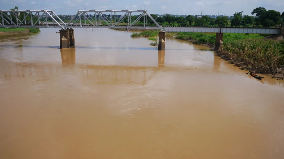 River Kaduna and the old railway bridge
