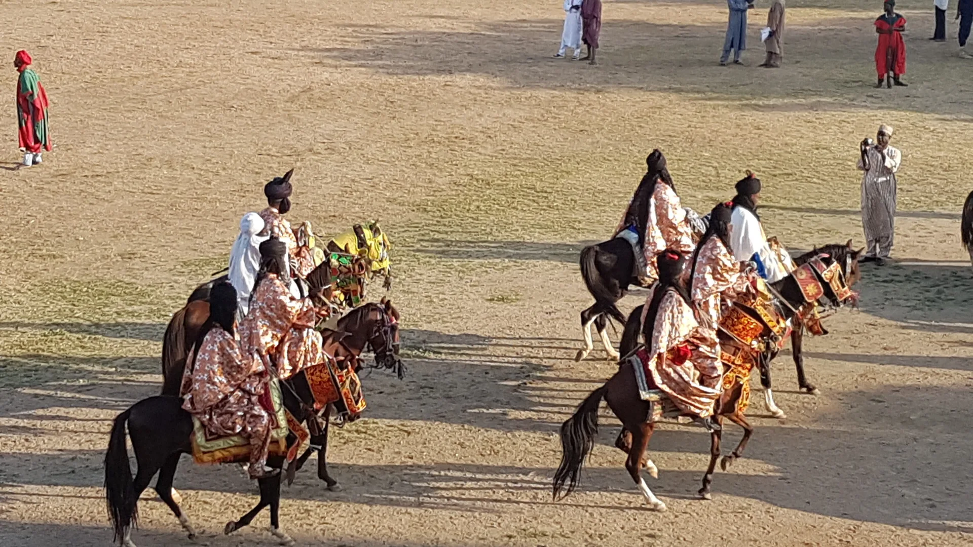 Horsemen at the Sallah Durbar in Kano