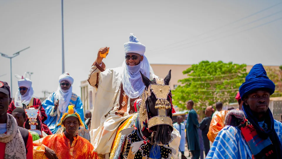 Emir of Katsina's procession during the Sallah Durbar
