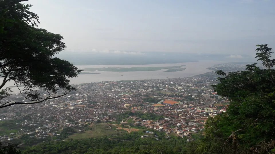 View of Lokoja from Mount Patti
