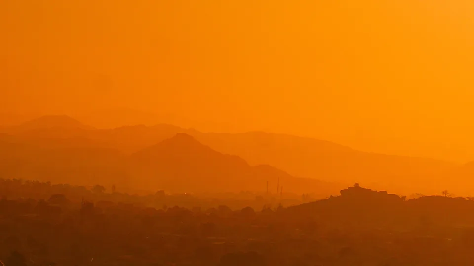Sunrise over the Jos Plateau