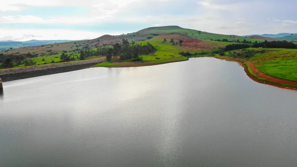 Lake near Gembu on the Mambilla Plateau